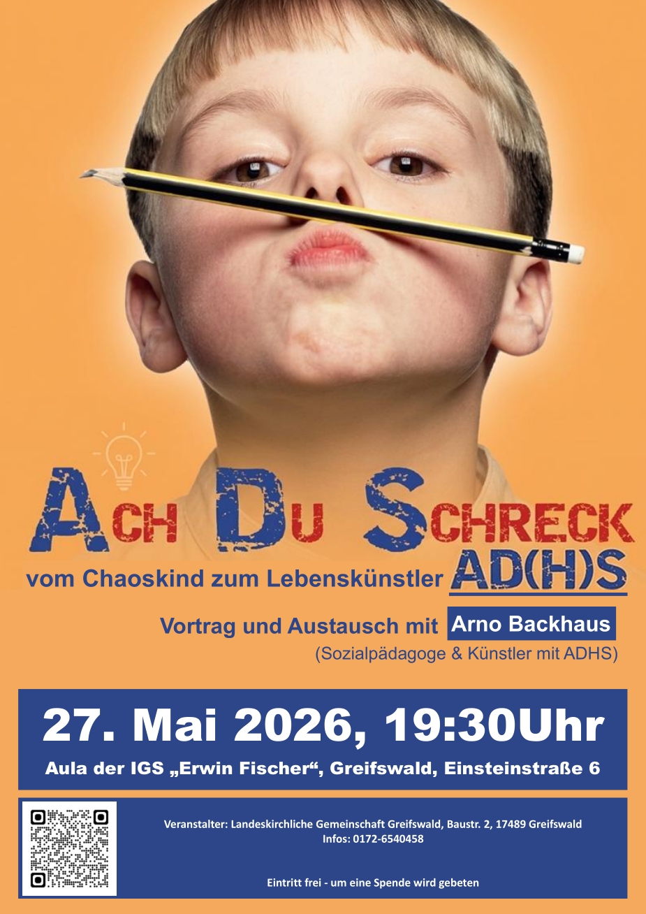 Arno Backhaus Vortrag ADHS 27.05.2026 Greifswald